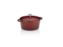 Kela Bräter Calido rund 24 cm, Rot