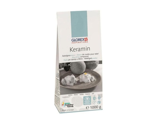 [90079226 823980] Glorex Giessmasse Keramin 1 kg