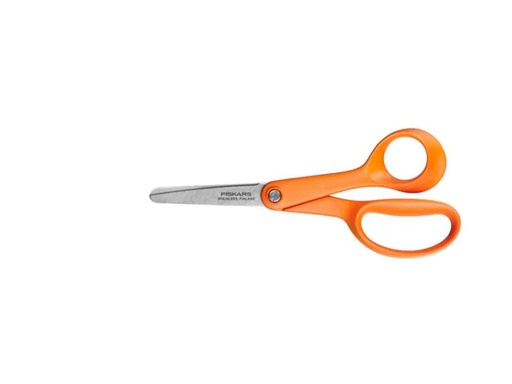 [90079250 719072] Fiskars Kinderschere Classic 13 cm abgerundet, Rostfreier Stahl