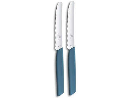 [90000771 1211591] Victorinox Tafelmesser Swiss Modern 2 Stück, Blau