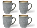 Bitz Kaffeetasse 300 ml, 4 Stück, Grau/Crème