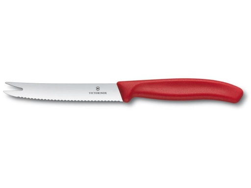 [90080054 457353] Victorinox Käsemesser Classic Silber/Rot