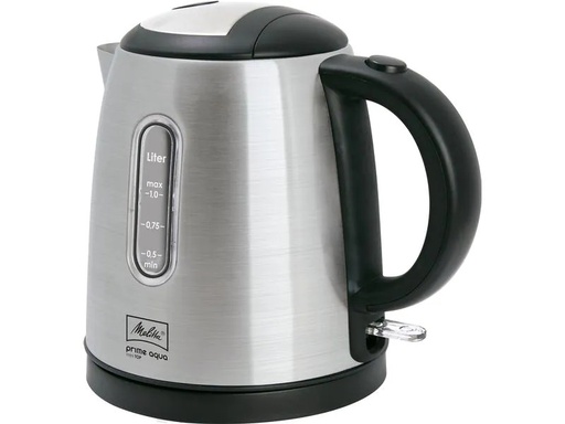 [90080100 1104979] Melitta Wasserkocher Prime aqua mini top Edelstahl/Schwarz