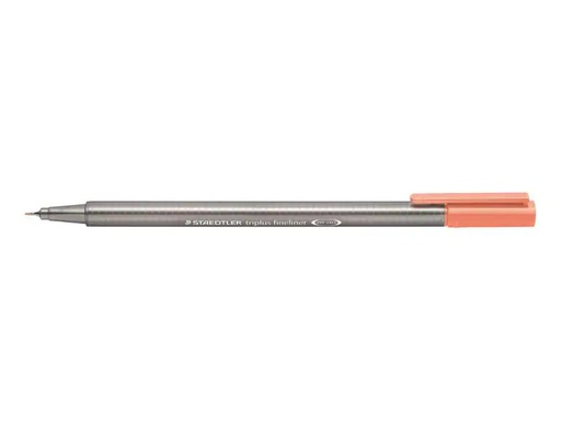 [90080154 914688] Staedtler Fineliner Triplus 334 0.3 mm, Salmon