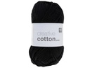 Rico Design Wolle Creative Cotton Aran 50 g Schwarz