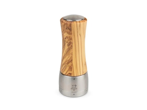 [90080190 911734] Peugeot Pfeffermühle Madras 16 cm, Braun