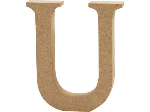 [90080360 1082710] Creativ Company Holzbuchstabe U 1 Stück