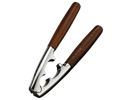 [90080404 519096] Westmark Nussknacker Edelstahl, Dunkelbraun/Silber