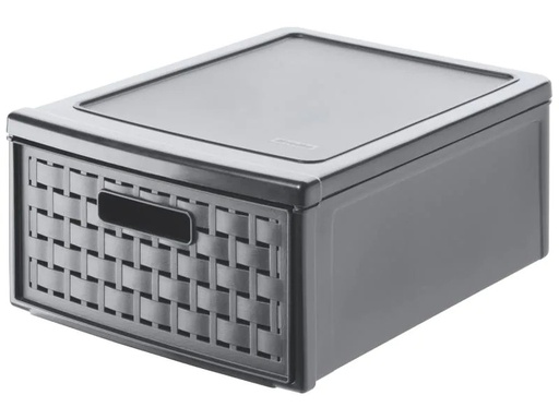 [90080478 1125230] Rotho Schubladenbox Country Klein Anthrazit