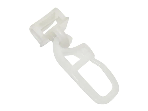 [90080575 1156002] Gardinia Ösengleiter Maxi klick mit Faltenlegehaken 20 Stück, Weiss