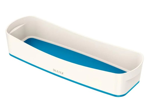 [90080656 627401] Leitz Aufbewahrungsbox MyBox Länglich Weiss/Blau