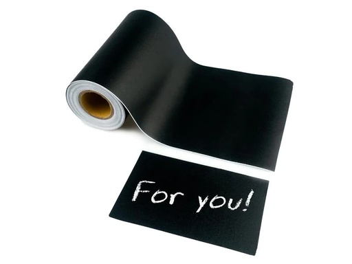 [90080664 676566] URSUS Washi Tape Blackboard 10 cm x 5 m Schwarz