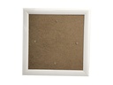 CRAFT Buddy Bastelset Zubehör Crystal Art Frame Weiss 21 x 21 cm