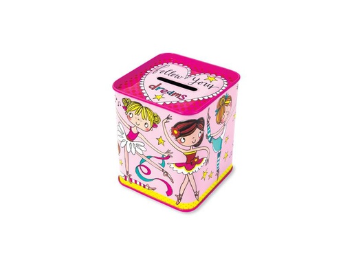 [90080764 1189656] Rachel Ellen Spardose Ballerina, Pink