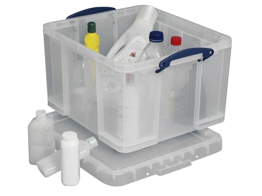 [90081002 291398] Really Useful Box Aufbewahrungsbox 42 Liter Transparent