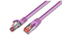 Wirewin Patchkabel RJ-45 - RJ-45, Cat 6, S/FTP, 0.75 m, Pink