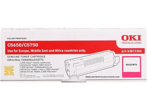 [90081053 64685] OKI Toner 43872306 Magenta