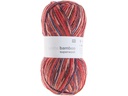 Rico Design Wolle Bamboo für Socken 4-fädig, 100 g, Rot