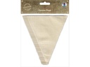 URSUS Wimpel 6 Stück Canvas, Braun