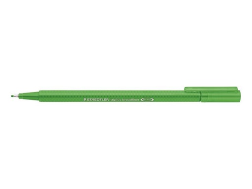[90081414 914675] Staedtler Fineliner Triplus broadliner 338 0.8 mm, Hellgrün