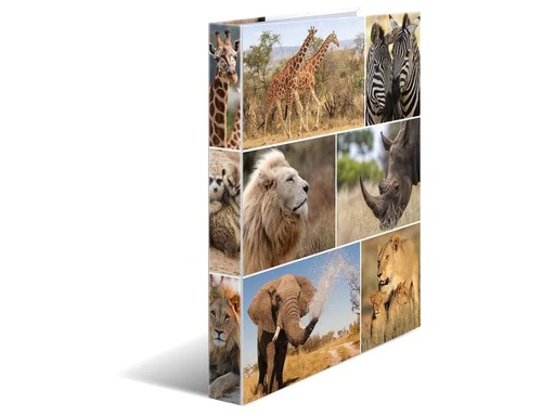 [90081649 1161026] HERMA Ringbuch Afrika 2-Ring 3.5 cm, Mehrfarbig