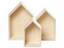 Creativ Company Holzartikel Wandregal, Haus