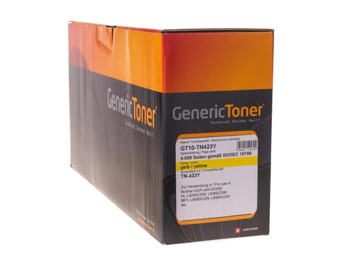 [90081708 864636] GenericToner Toner Brother TN-423Y Yellow