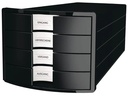 HAN Schubladenbox IMPULS A4 Schwarz