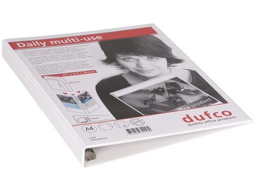 [90081813 1099771] dufco Ringbuch 2.8 cm, Weiss
