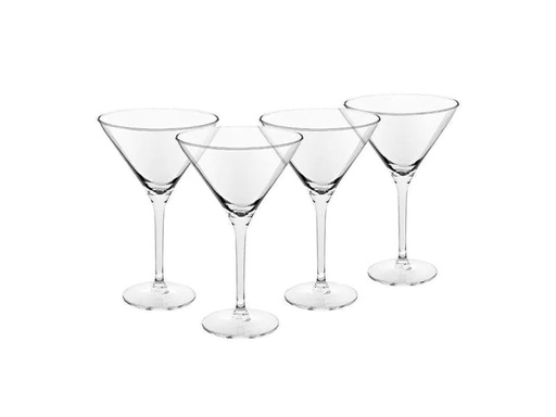 [90008167 989021] Royal Leerdam Martiniglas 260 ml, 4 Stück, Transparent