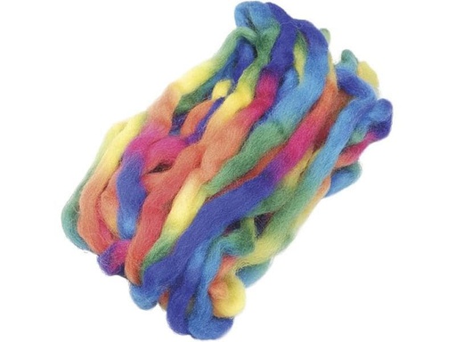 [90081957 1101938] Heyda Filzwolle Space 25 g, Regenbogen