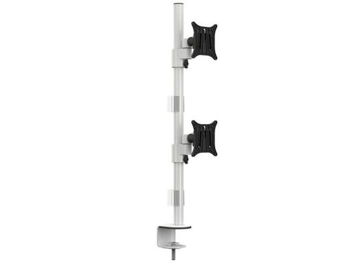 [90081982 869489] Multibrackets Tischhalterung Officeline Dual Vertical bis 8 kg – Weiss