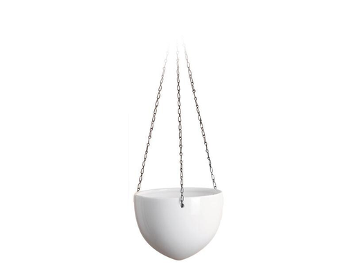 [90082523 1090260] scheurich Blumenampel Weiss Ø 17.1 cm
