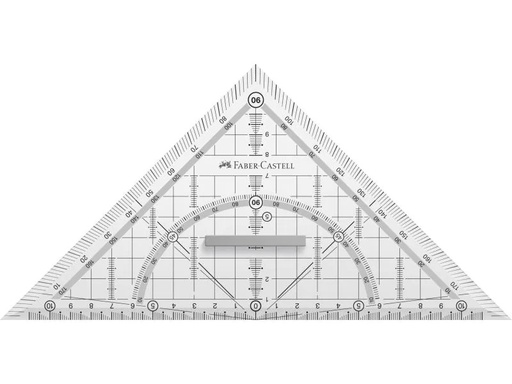 [90082822 1036387] Faber-Castell Geodreieck 22 cm mit Griff