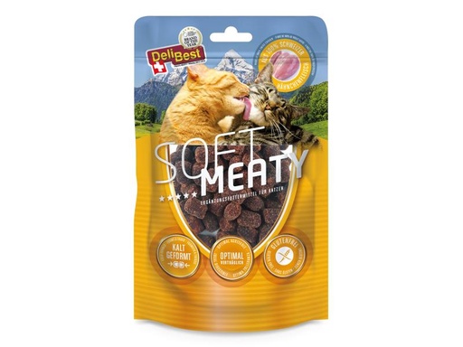 [90082898 1004932] DeliBest Soft Meatys aus Schweizer Hähnchenfleisch, 100 g