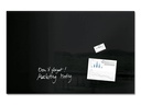 Sigel Magnethaftendes Glassboard artverum 65 cm x 100 cm, Schwarz