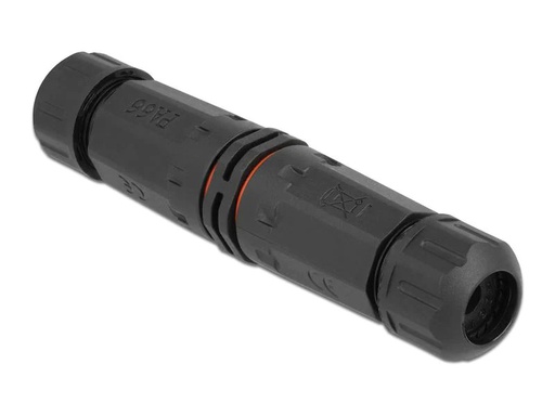 [90083093 1182291] Delock Verbindungsmuffe IP68, 4 Pin, 4.5 - 7.5 mm schwarz