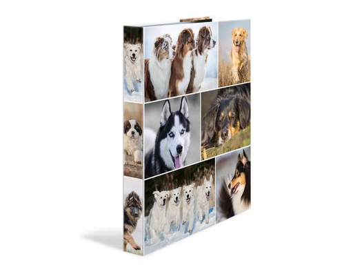 [90083134 1161031] HERMA Ringbuch Hunde 4-Ring 3.5 cm