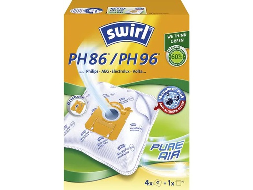[90083147 214351] Swirl Staubfilterbeutel PH86 / PH96 4 Stück
