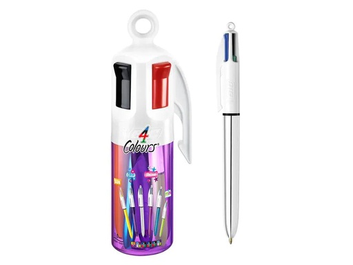 [90083208 1173247] BIC Mehrfarbenkugelschreiber 4 Colours Mega Case 6-teilig