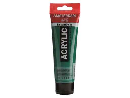 [90083236 995930] Amsterdam Acrylfarbe Standard 619 Grün halbtransparent, 120 ml