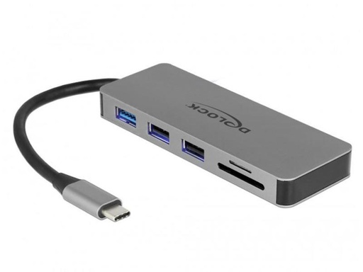 [90083366 976475] Delock Dockingstation USB 3.1 Typ-C – HDMI/USB-A/USB-C/SD/PD 2.0