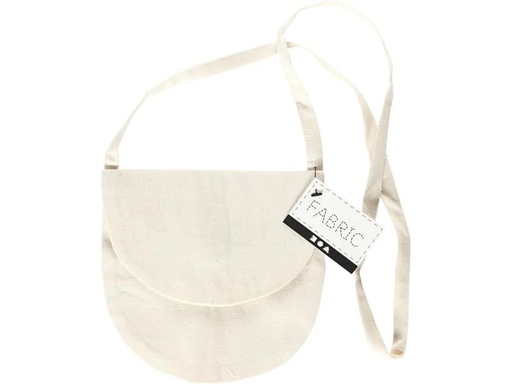 [90083382 931454] Creativ Company Brustbeutel 15 x 14 cm, Natur, 1 Stk.