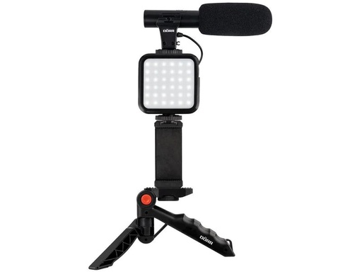 [90083542 1206033] Dörr Videoleuchte Vlogging Kit mit Mikrofon VL-5