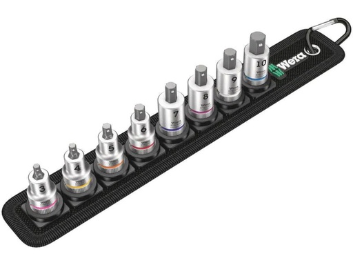 [90083844 769985] Wera Stecknuss-Set Belt B 2 3/8 8-teilig