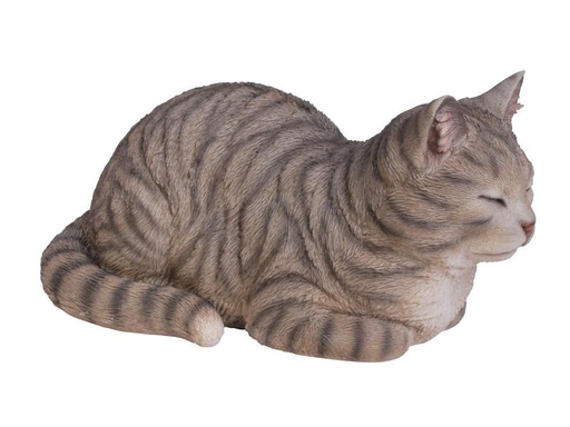 [90083990 1022128] Vivid Arts Dekofigur Träumende Katze, Rotbraun