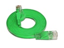 SLIM Slimpatchkabel RJ-45 - RJ-45, Cat 6, UTP, 0.25 m, Grün