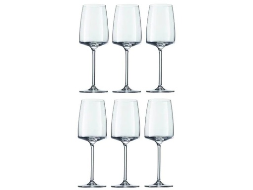 [90084395 833943] Schott Zwiesel Weissweinglas Sensa 363 ml, 6 Stück, Transparent