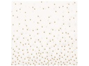 Rico Design Papierservietten 33 cm x 33 cm, 20 Stück, Gold/Weiss