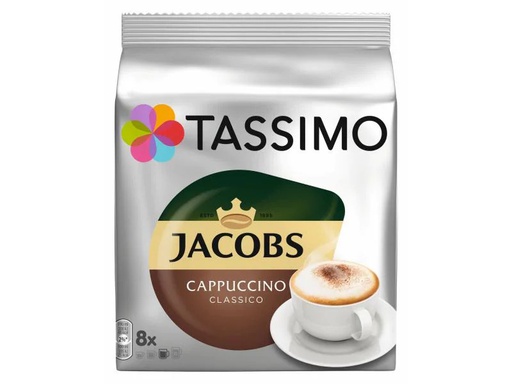 [90008444 338869] TASSIMO Kaffeekapseln T DISC Jacobs Cappuccino 8 Portionen